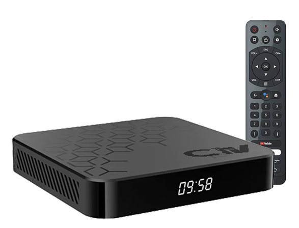 STB box with remote